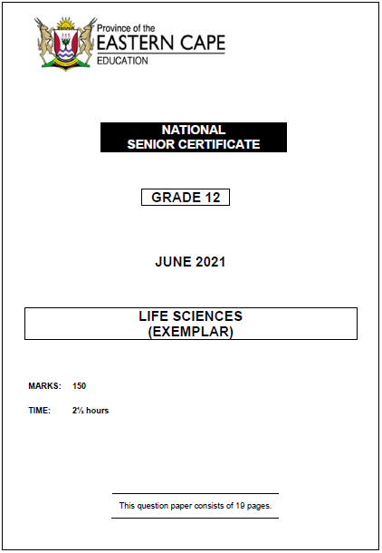 life science grade 12 assignment 2021 memo