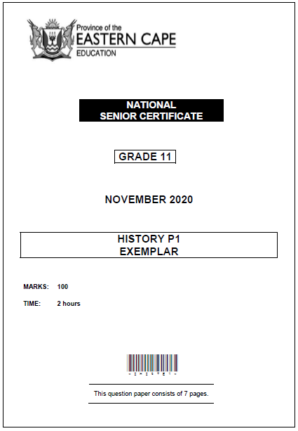 history grade 11 first term papers